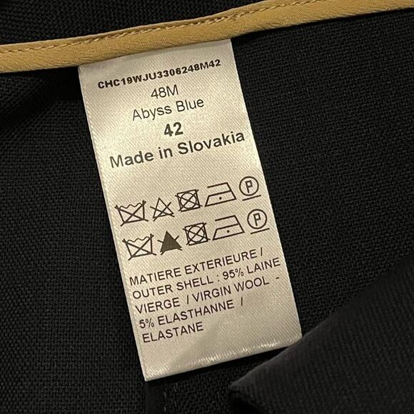 Chloé Side Button Abyss Blue Wool Pencil Skirt NWT - Picture 5 of 8